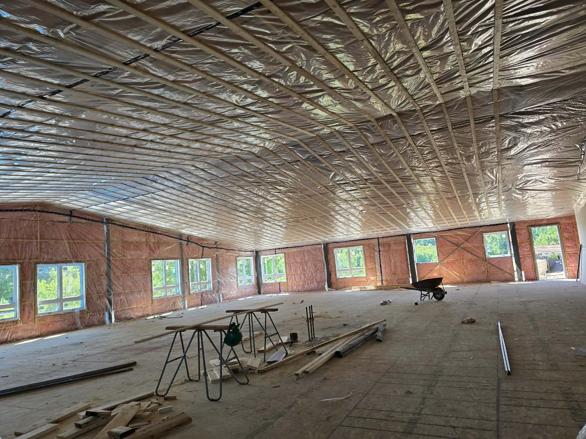Projet d'isolation commerciale